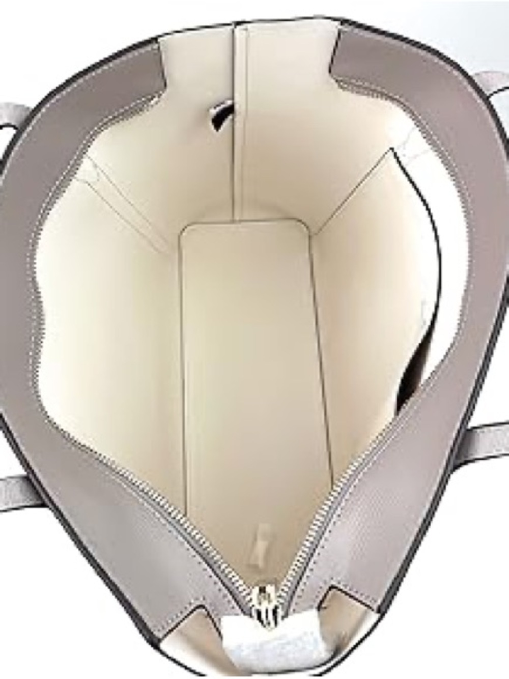 Kate Spade New York Cara Large Tote Gray Pebbled Leather Shoulder Bag - Picture 4 of 17